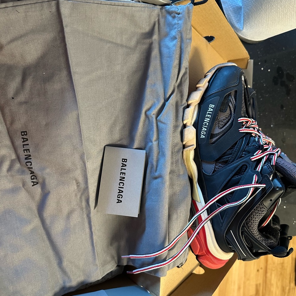 Balenciaga Track Runner Sneakers (Tess S Gomma) Black/Red - Size 41 - Picture 8 of 8